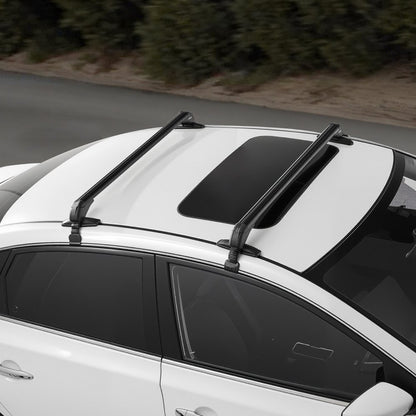 VEVOR Lockable Roof Rack Cross Bars 165lb Capacity Universal Fit for Naked Roofs