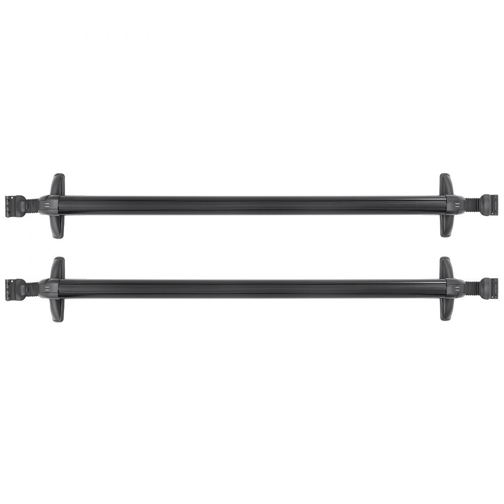 VEVOR Lockable Roof Rack Cross Bars 165lb Capacity Universal Fit for Naked Roofs