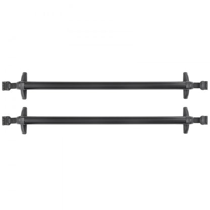 VEVOR Lockable Roof Rack Cross Bars 165lb Capacity Universal Fit for Naked Roofs