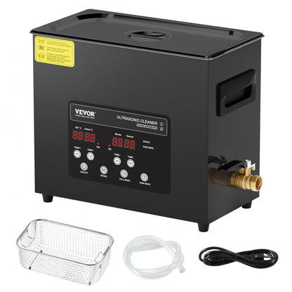 6L Ultra Sonic Cleaner Cleaning Machine with Basket Heater and Timer 180W