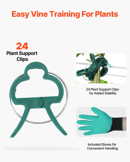 VEVOR A-Frame Cucumber Trellis 35" x 55" Foldable Metal Garden Trellis