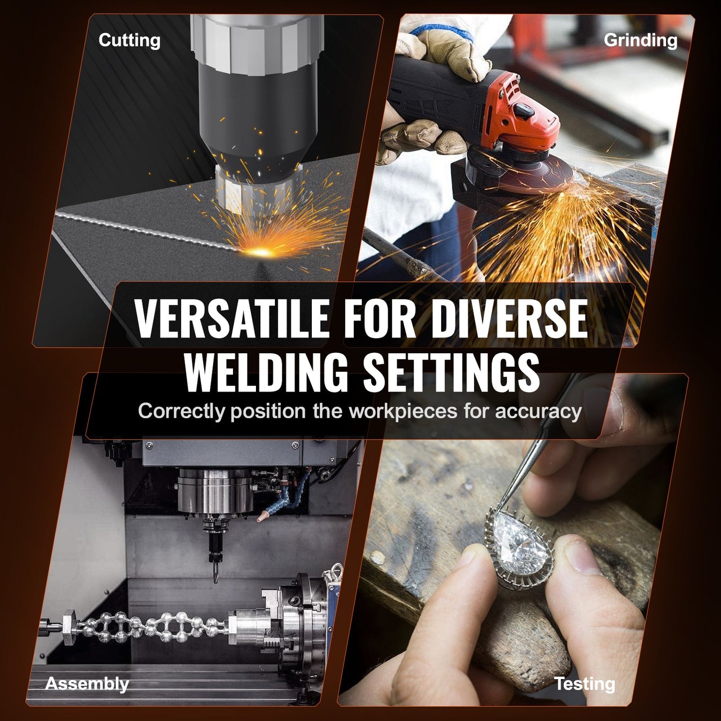 VEVOR Rotary Welding Positioner 10KG, 0-90° Welding Positioning Turntable Table
