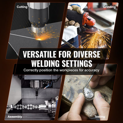 VEVOR Rotary Welding Positioner 30KG, 0-90° Welding Positioning Turntable Table