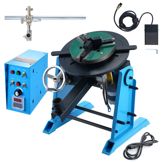 VEVOR Rotary Welding Positioner 30KG, 0-90° Welding Positioning Turntable Table