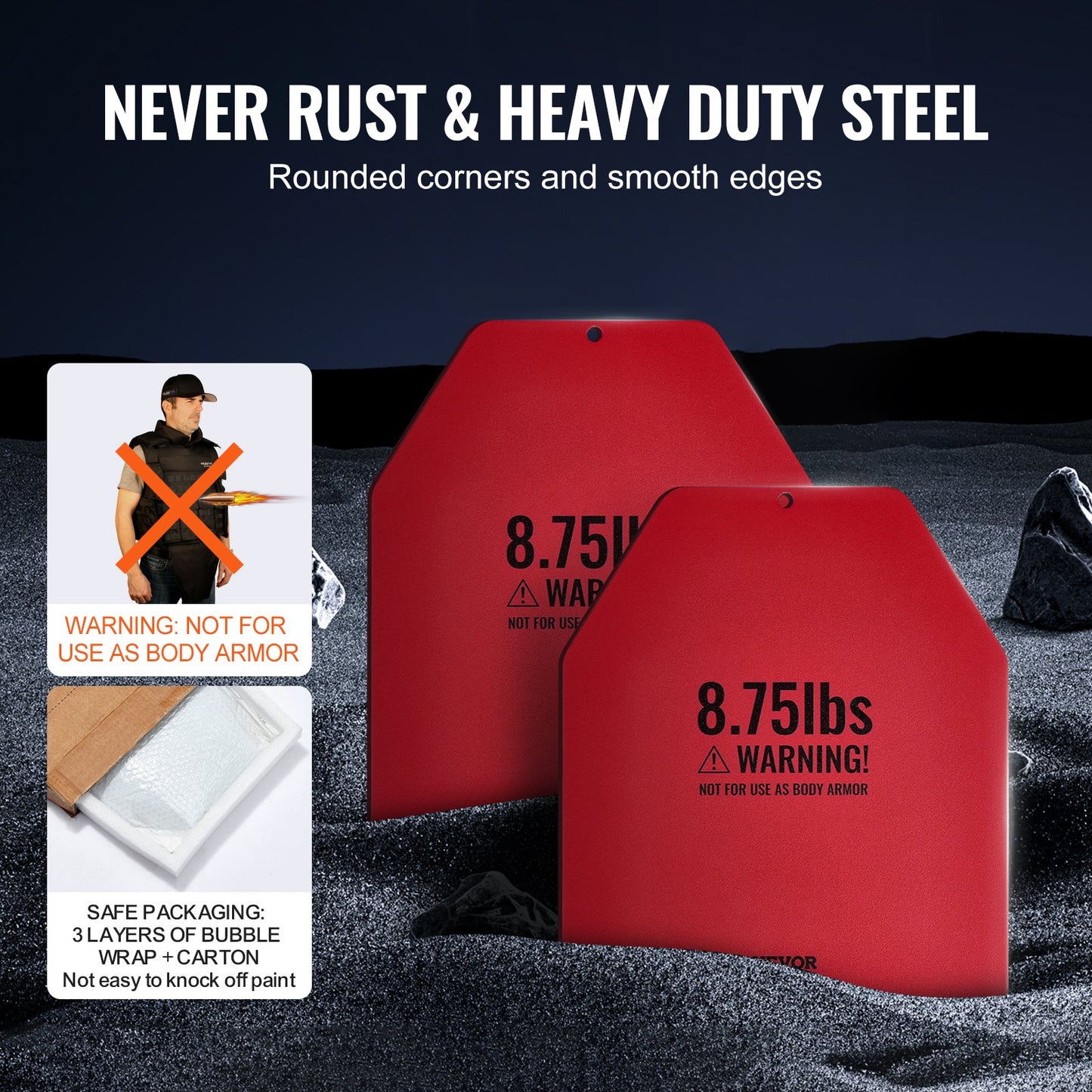 Weight Vest Plates, 4 KG Pairs, Premium Steel Weighted plates, Contoured Ergonomic Fit – WODs, Additional Weight for Weight Vests, for Strength Training, Running, Fitness, Heavy Workouts