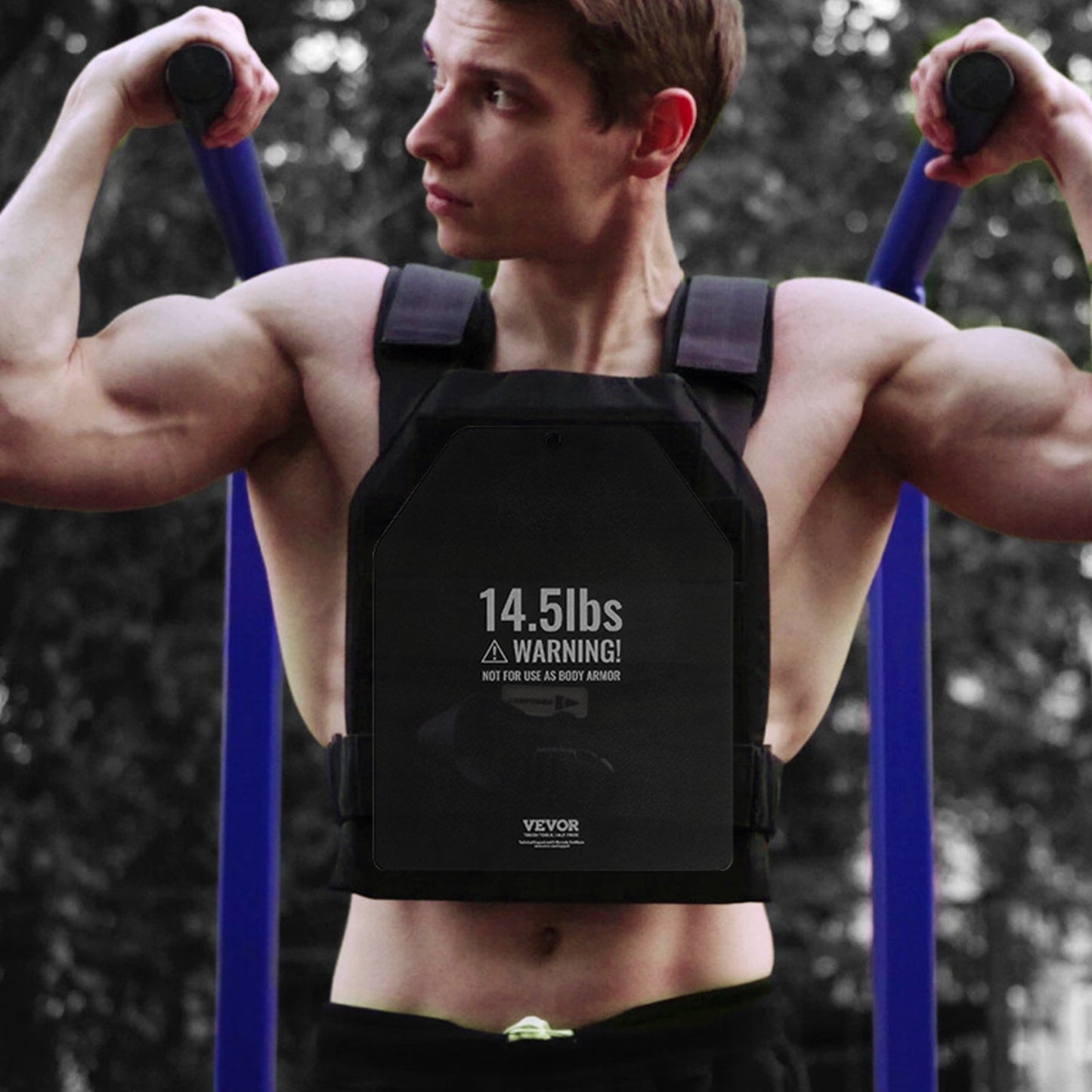 Weight Vest Plates, 6.6 KG Pairs, Premium Steel Weighted plates, Contoured Ergonomic Fit – WODs, Additional Weight for Weight Vests, for Strength Training, Running, Fitness, Heavy Workouts