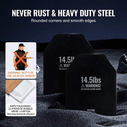 Weight Vest Plates, 6.6 KG Pairs, Premium Steel Weighted plates, Contoured Ergonomic Fit – WODs, Additional Weight for Weight Vests, for Strength Training, Running, Fitness, Heavy Workouts