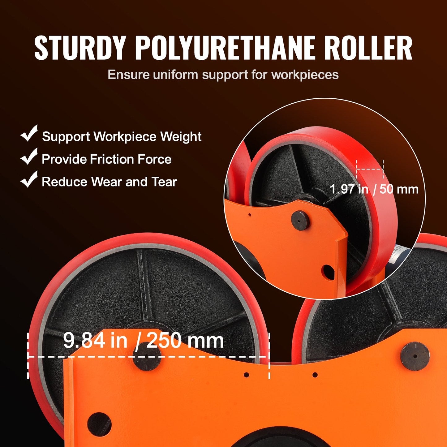 Heavy-Duty Welding Positioner with 1000kg Load Capacity and Adjustable Speed