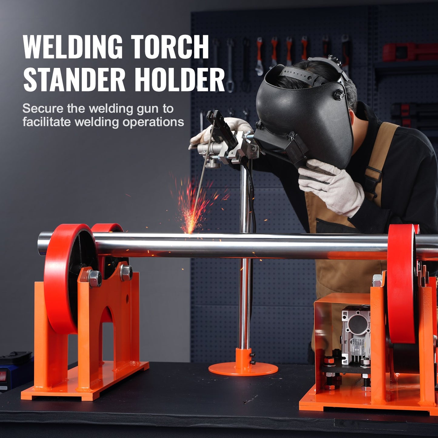 VEVOR Turning Rolls Linkage Roller, 1000KG/2205LBS Loading Welding Turning Roll,