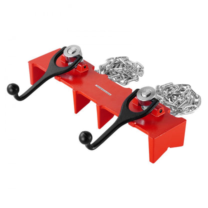 Pipe Welding Vise 1/2" to 8" Pipe Welding Clamp with Dual Chains & Handles