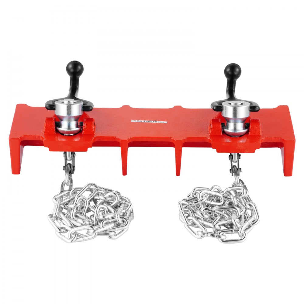 Pipe Welding Vise 1/2" to 8" Pipe Welding Clamp with Dual Chains & Handles