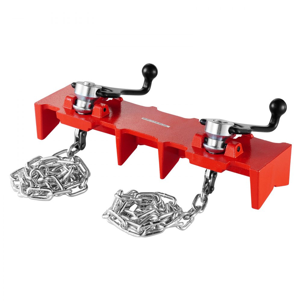 Pipe Welding Vise 1/2" to 8" Pipe Welding Clamp with Dual Chains & Handles