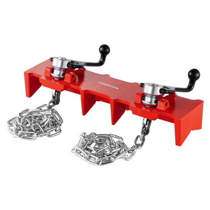 Pipe Welding Vise 1/2" to 8" Pipe Welding Clamp with Dual Chains & Handles