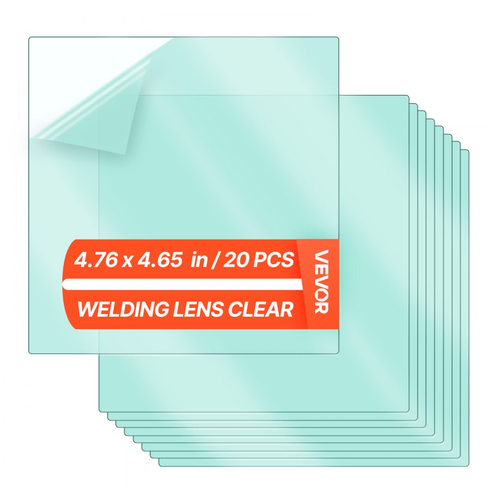 Welding Helmet Outer Cover Lens 20PCS 121 x 118mm Outer Replacement Lens