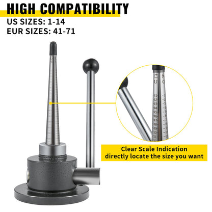 VEVOR Coin Ring Stretcher Ring Size Stretcher Iron Ring Enlarger Tool Size 1-14