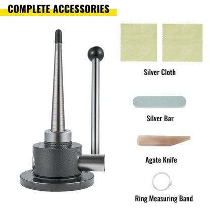 Coin Ring Enlarger Tool, Adjustable Size 1-14, Durable Nodular Iron