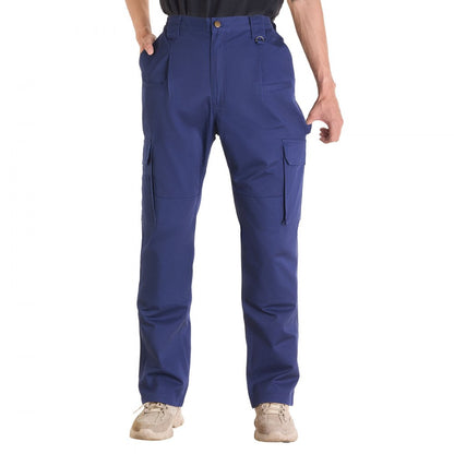 FR Pants for Men Flame-Resistant Cargo Pants Multi-Pockets M Dark Blue