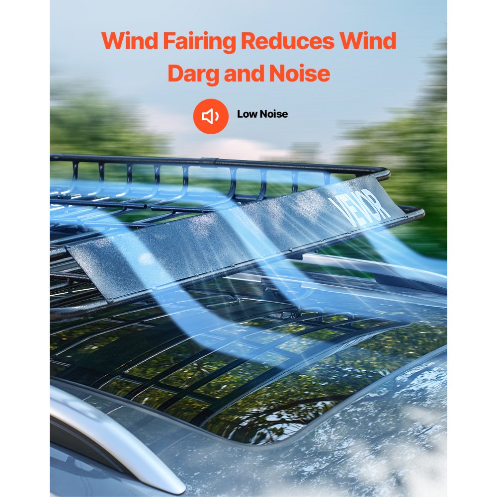 Roof Rack Cargo Carrier Basket 1095x1270x105 mm Car Top Luggage Holder