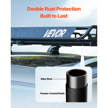 Roof Rack Cargo Carrier Basket 1300x910x105 mm Car Top Luggage Holder Bag