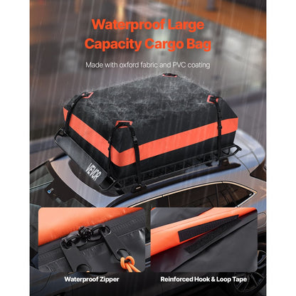 Roof Rack Cargo Carrier Basket 1300x910x105 mm Car Top Luggage Holder Bag