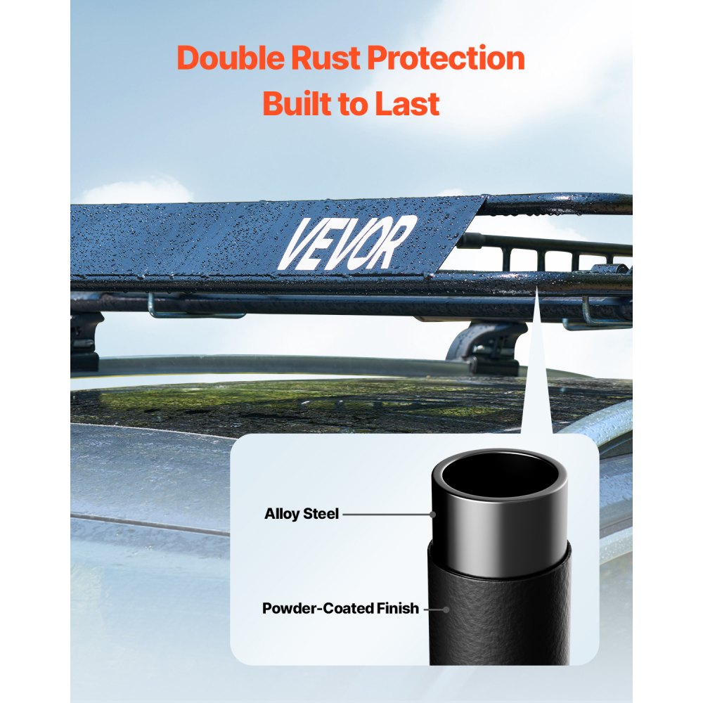 Roof Rack Cargo Carrier Basket 1625x990x105 mm Car Top Luggage Holder Bag