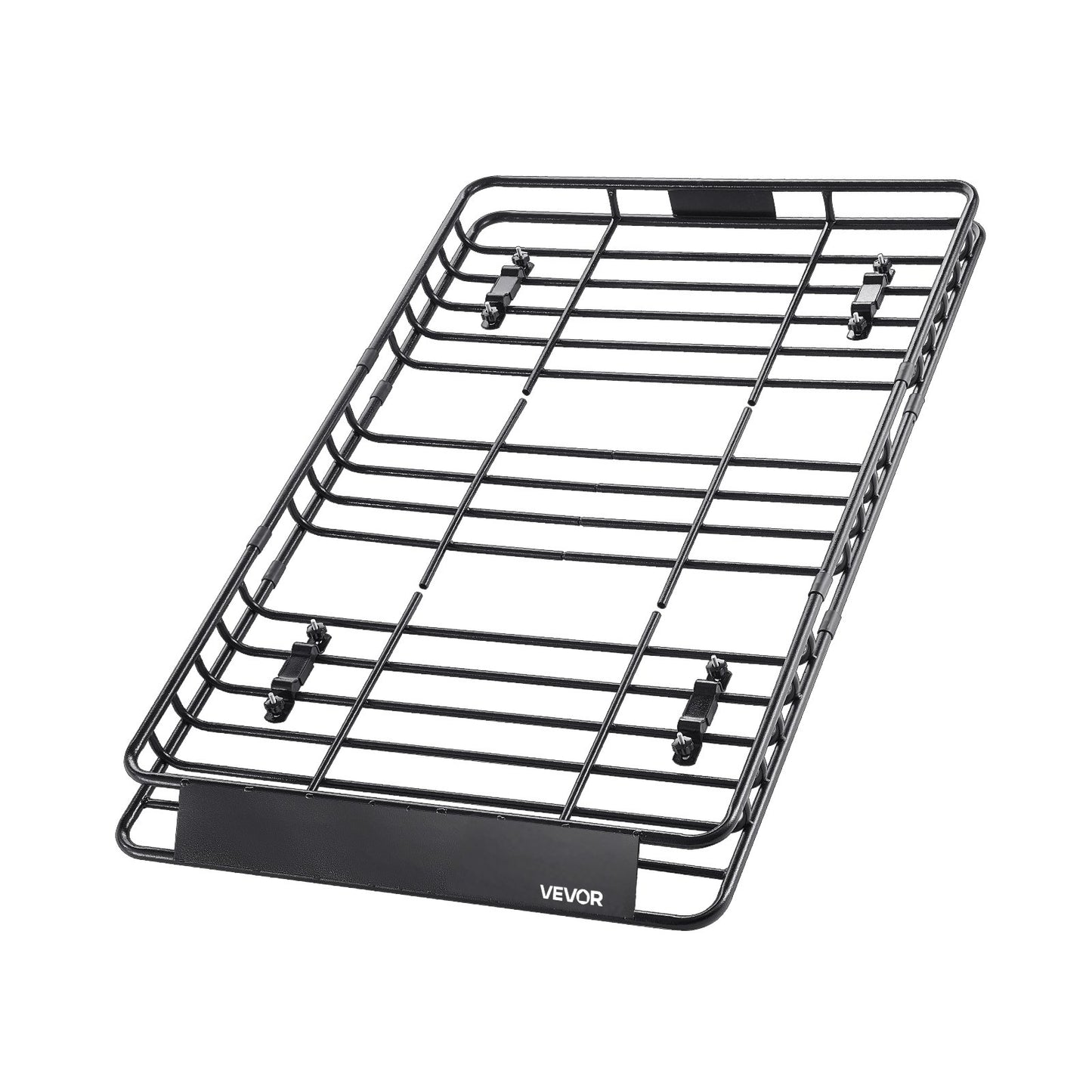 Roof Rack Basket, 1625 x 990 x 105 mm, Universal Rooftop Cargo Carrier with 1120 x 870 x 260 mm Cargo Bag, Net, Ratchet Straps, 113.4 kg Max Load Capacity Car Top Luggage Holder, for SUV Car