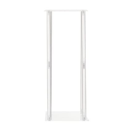 Wedding Flower Stand, 10PCS 50cm Column Flower Stand, Floral Stands with Acrylic Laminate, Cylindrical Cubic Floral Display Rack for Wedding, Party, Birthday, Home, Centerpiece Stands