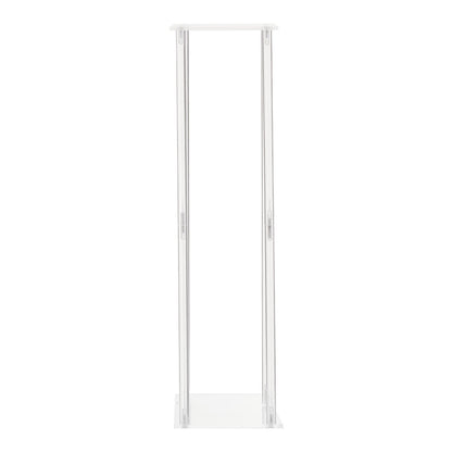 Wedding Flower Stand, 10PCS 80cm Column Flower Stand, Floral Stands with Acrylic Laminate, Cylindrical Cubic Floral Display Rack for Wedding, Party, Birthday, Home, Centerpiece Stands