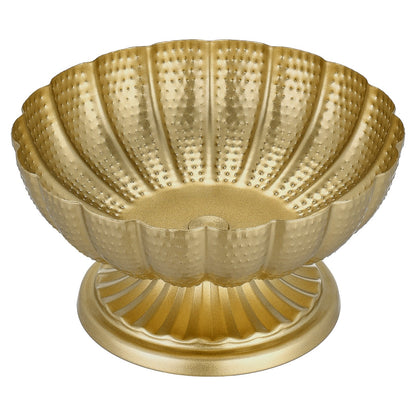 10 PCS Wedding Flower Vase, 12 cm Tall Mini Flower Table Centerpieces, Small Floral Bowl Decorative Easy Installation, Versatile Arrangement Stand for Party Events Home Decor Reception, Gold