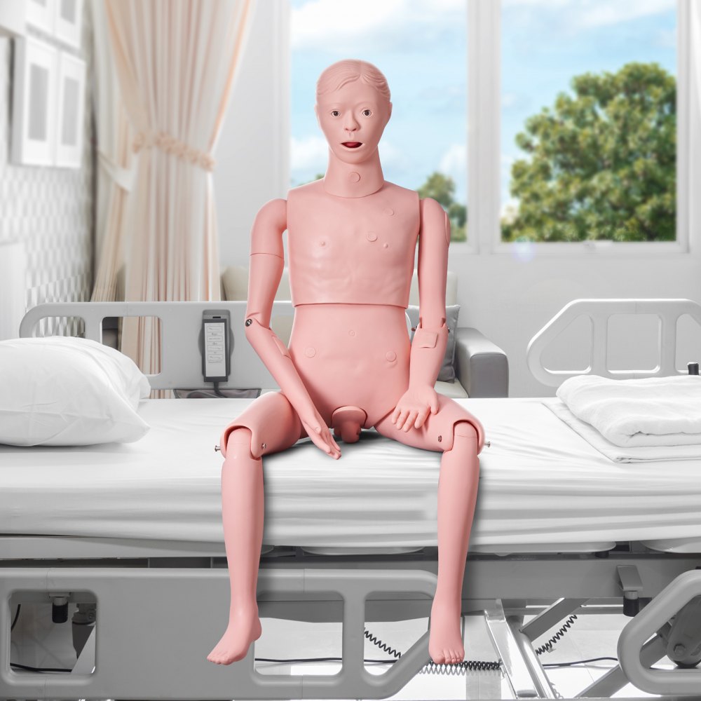 VEVOR Male Manikin Model Anatomical Nursing Training Patient Care Teach Practice