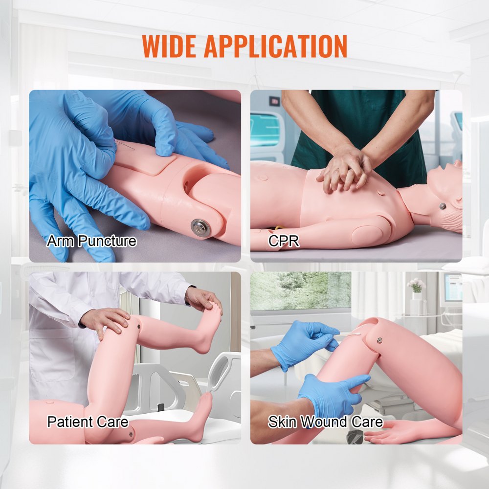 VEVOR Female Manikin Model Anatomical Nursing Training Patient Care Practice