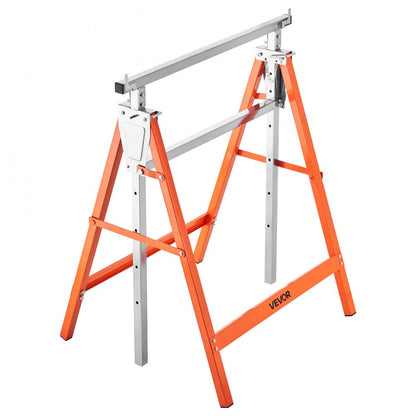 Saw Horses 2 Pack Work Bench Heavy Duty 199.6 kg Load Adjustable Height