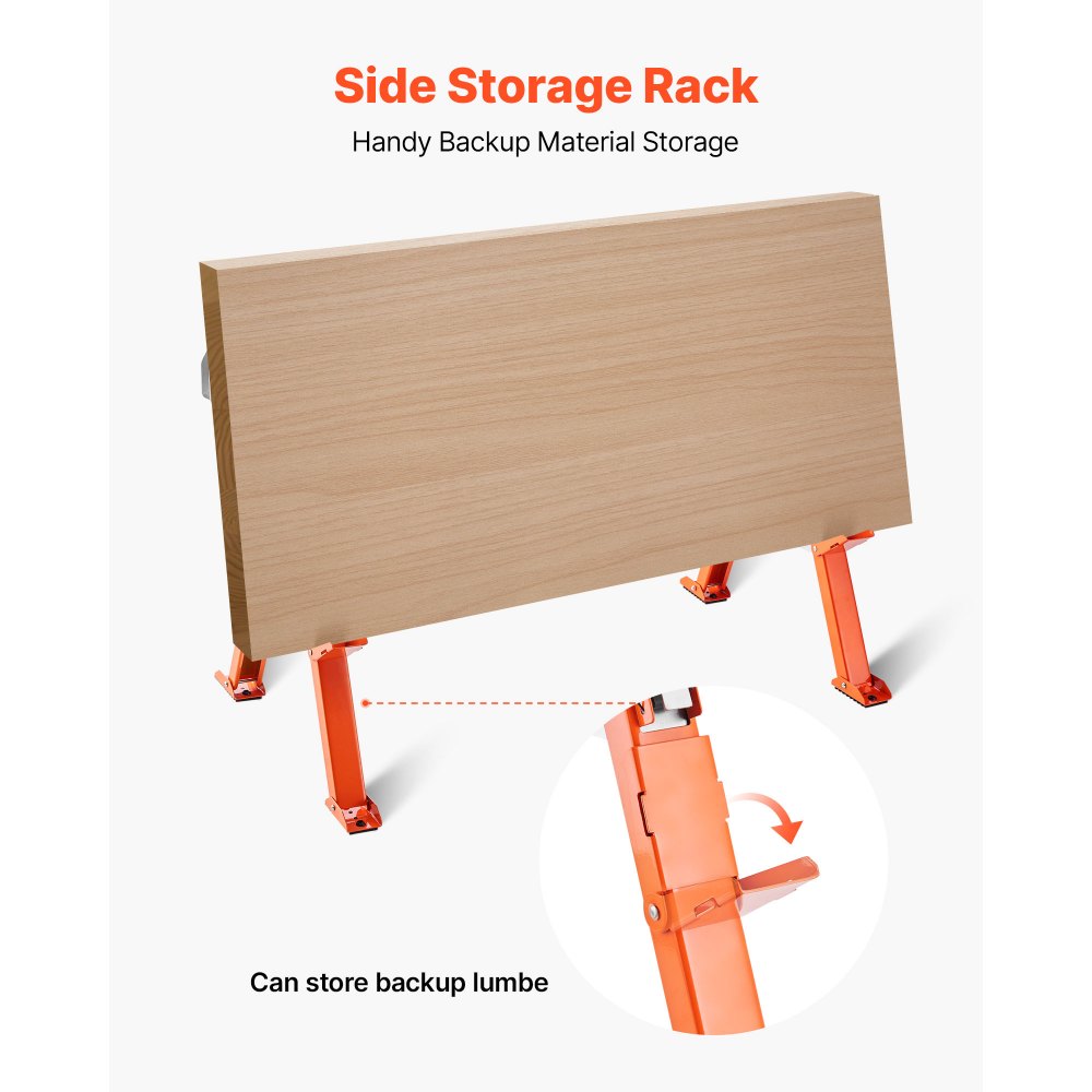 Saw Horses 2 Pack Work Bench Heavy Duty 816.5 kg Load Adjustable Height