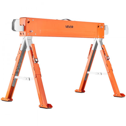 Saw Horses 2 Pack Work Bench Heavy Duty 816.5 kg Load Adjustable Height