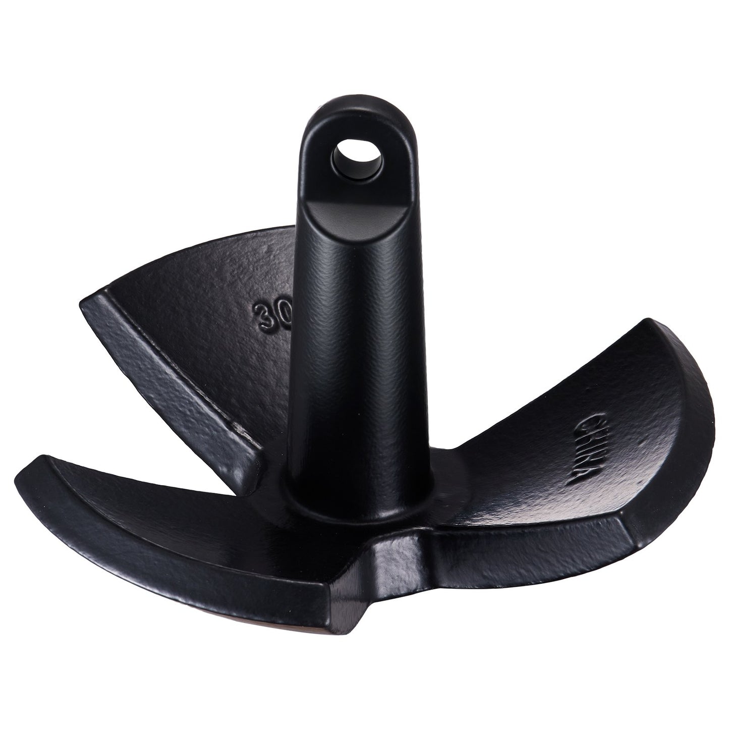 VEVOR River Anchor 30LB Boat Anchor Cast Iron Black Vinyl-Coated Mushroom Anchor