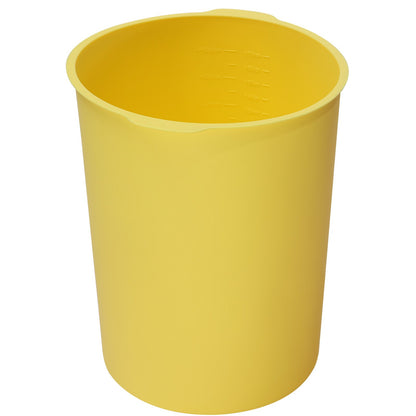 2 Pcs 18.9L Bucket Liner for Concrete Mix, Reusable Silicone Mortar Bucket Liner for Thinset Paint Concrete Epoxy Mixing, Heavy-duty Grout Mixer Insert with Measurements, Blue & Yellow