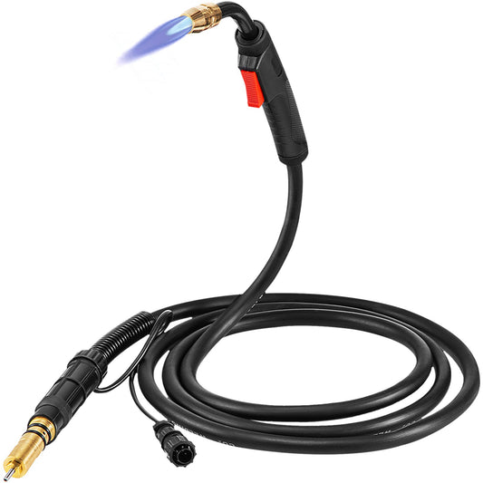 VEVOR 150A 15ft MIG Welding Gun Torch Stinger Replacement for Miller M-15 M-150
