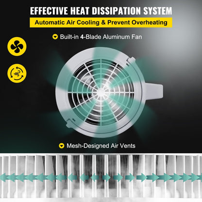 4L Water Distiller with Stainless Steel Interior and Efficient Cooling System