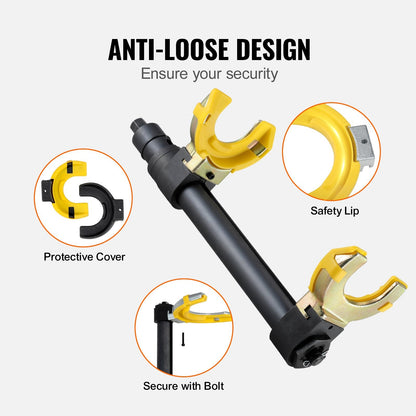 Interchangeable Strut Spring Compressor Kit with Protective Sleeve & Case
