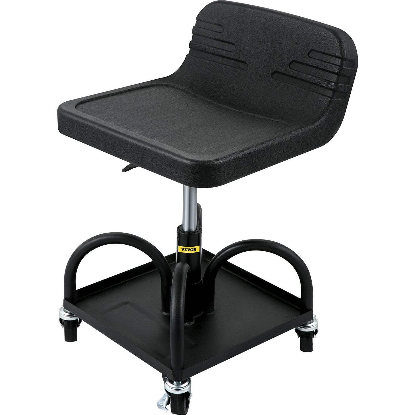 Adjustable Mechanic Stool with Casters, 135 kg Capacity, 40-52 cm Height Range