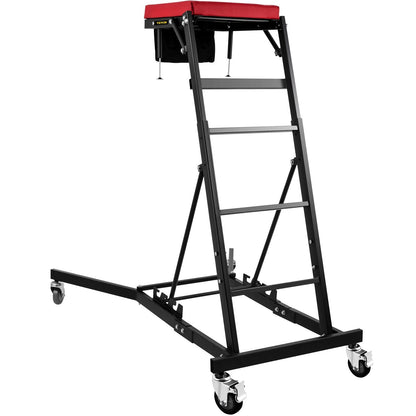 Adjustable Topside Engine Creeper with Padded Deck, 181 kg Capacity, Foldable Design