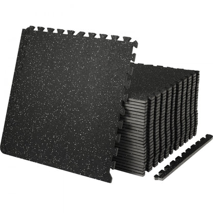 VEVOR EVA Interlocking Foam Floor Mats 0.56 in Thickened 25 Pcs Puzzle Tiles