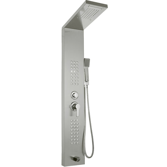 VEVOR 5 in 1 Shower Tower Panel fashion Stainless Steel with shower screen Bathroom