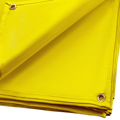 VEVOR 8 x 10 Ft Welding Blanket Gold Fiberglass Blanket Portable Fiberglass Fire