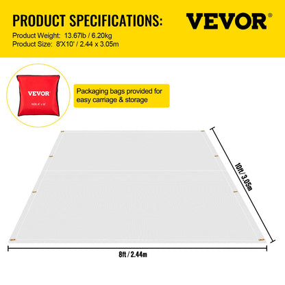 VEVOR Fire Blankets, 2 Pack Welding Blankets, 8' x 10'?Fire Suppression Blanket,