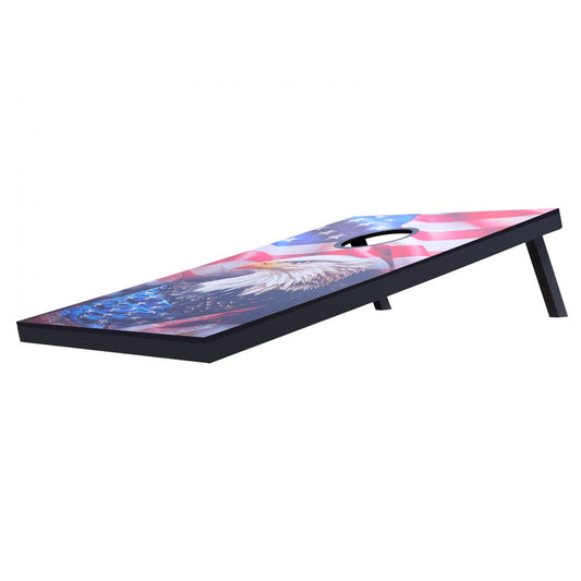 VEVOR 3x2ft Cornhole Set Portable Corn Hole Toss Game Board Wood with 8 Bean Bag