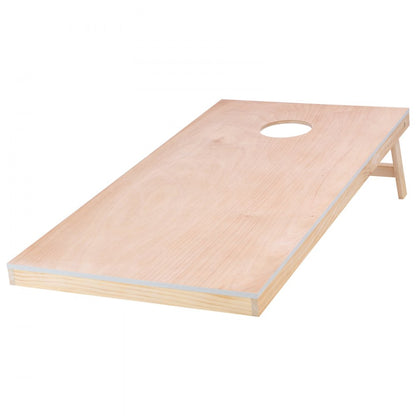VEVOR 4x2ft Cornhole Set Portable Corn Hole Toss Game Board Wood with Carry Case