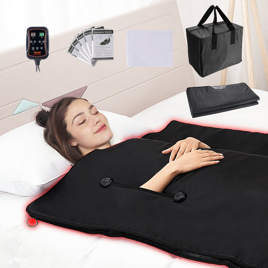 VEVOR Sauna Blanket for Detoxification, Portable Far Infrared Sauna for Home with