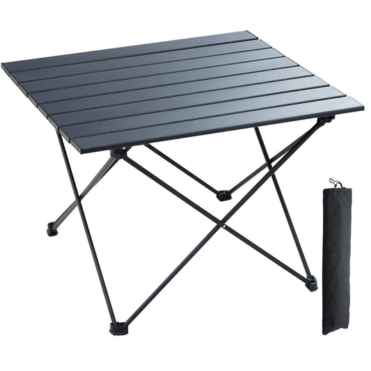 VEVOR Folding Camping Table, Outdoor Portable Side Tables, Lightweight Fold Up Table,
