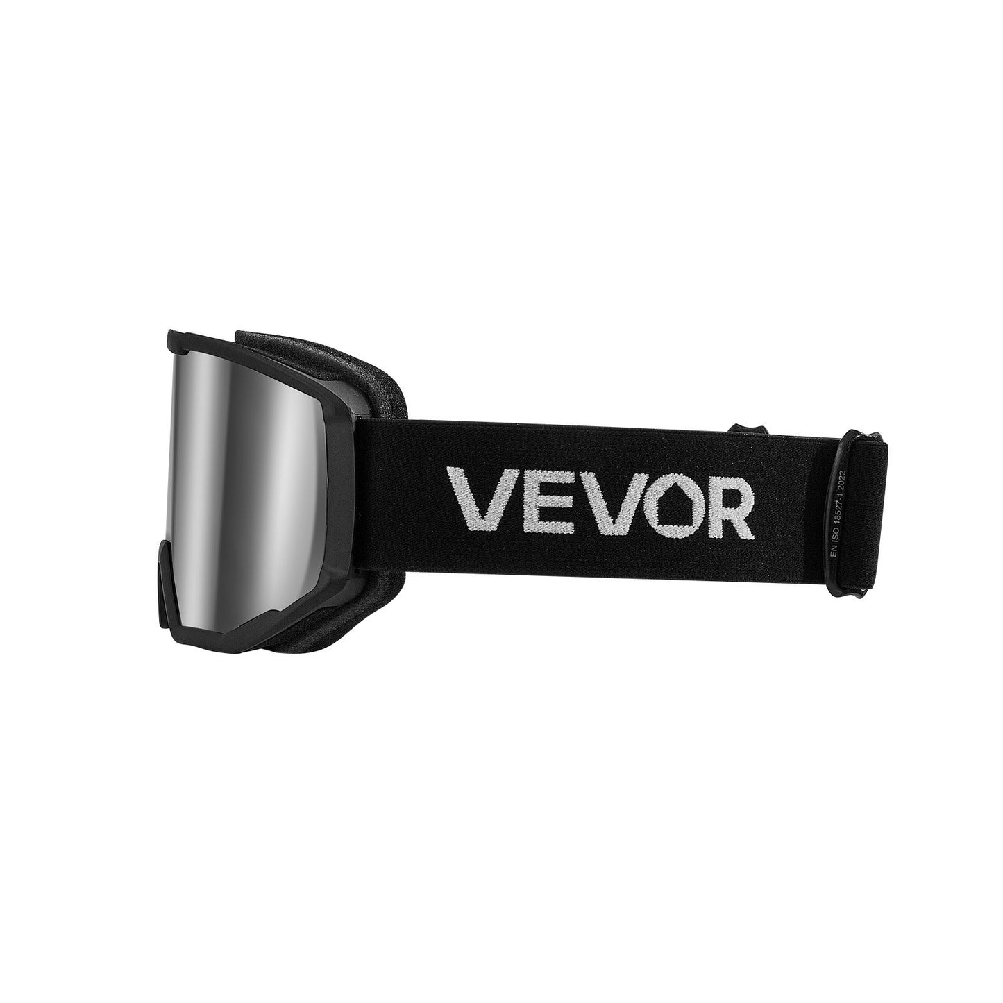 Ski Goggles, Cylindrical Lens with Silver Mirror Revo Coating, OTG Anti fog Snow Goggles for Men Women Youth, TPU Frame & Ventilation Structure, Suitable for Skiing, Skating, Snowboarding, Cycling